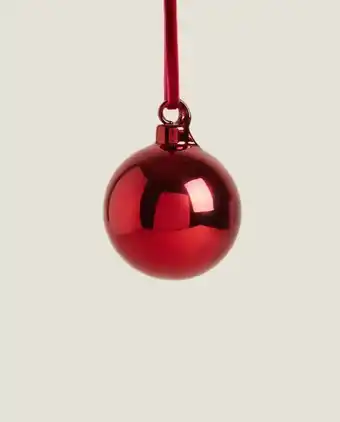 ZARA HOME Bola de natal esfera brilho promoção