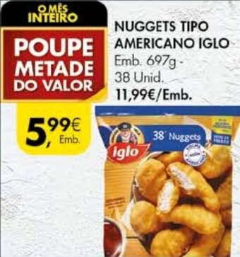 Nuggets Tipo Americano Iglo 697g