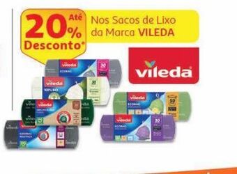Auchan Sacos de lixo vileda promoção