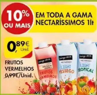 Pingo Doce Em Toda a Gama Nectaríssimos Frutos Vermelhos 1lt promoção