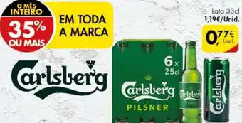 Pingo Doce Carlsberg Lata 33cl promoção