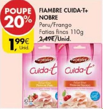 Fiambre Cuida-T+ Nobre 110g