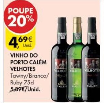 Pingo Doce Vinho do Porto Calém Velhotes 75cl promoção