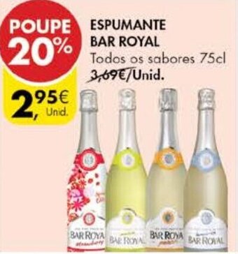 Pingo Doce Espumante Bar Royal 75cl promoção