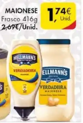 Pingo Doce Maionese Frasco 416g promoção