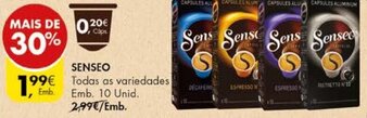 Pingo Doce Senseo 10 unid promoção