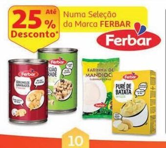 Auchan Grão de bico ferbar promoção