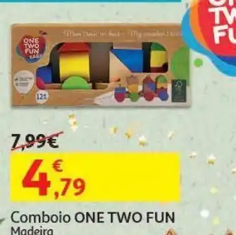 Auchan Comboio one two fun madeira promoção