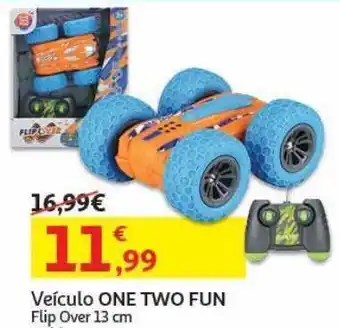 Auchan Veiculo one two fun flip over 13cm promoção