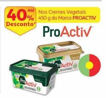 Auchan Creme vegetal pro activ promoção