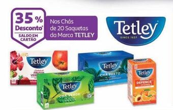 Auchan Infusao de frutos tetley promoção