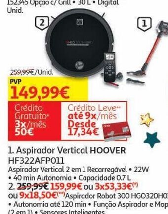 Aspirador vertical hoover