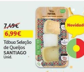 Tábua seleção de queijos santiago un