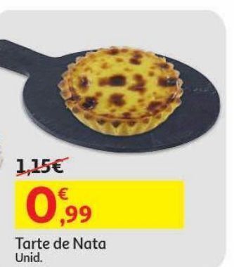 Auchan Tarte de nata un promoção