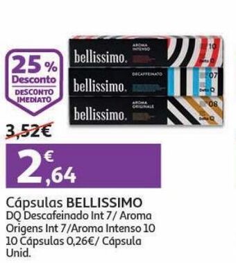 Auchan Cápsulas bellissimo promoção