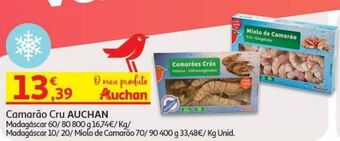 Camarão cru auchan