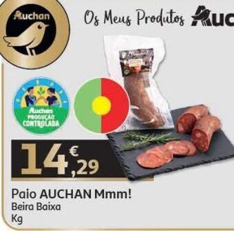 Auchan Paio auchan mmm b. baixa prod.controlada kg promoção