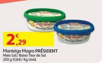 Auchan Manteiga magra president promoção