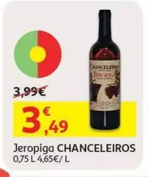 Auchan Jeropiga chanceleiros 0.75 l promoção