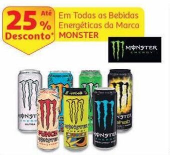 Auchan Bebida energetica monster promoção