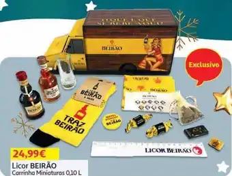 Auchan Licor beirão carrinha miniaturas 0.10l promoção