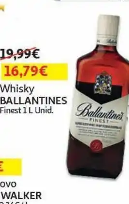 Auchan Whisky ballantines finest 1l promoção