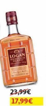 Auchan Whisky logan heritage blend 0.70 l promoção