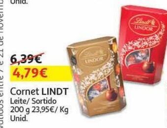 Auchan Cornet lindt promoção
