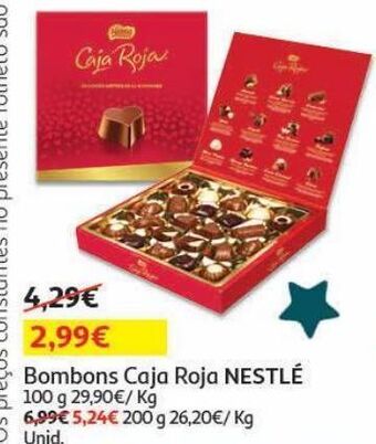 Auchan Bombons caja roja promoção