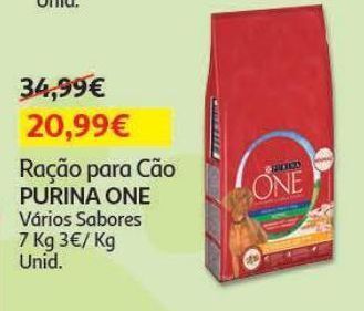 Auchan Ração cão purina one promoção