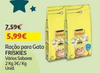 Auchan Ração gato friskies promoção