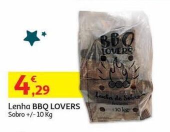 Lenha bbq lovers sobro +/- 10kg