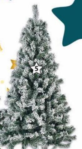 Auchan Árvore natal nevada actuel promoção