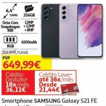 Auchan Smartphone samsung promoção