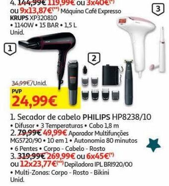 Secador cabelo philips