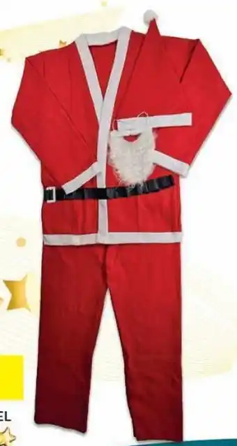 Auchan Fato pai natal c/ 5 peças promoção