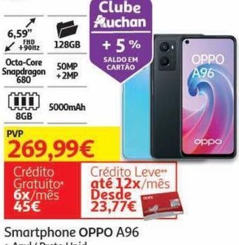 Auchan Smartphone oppo promoção