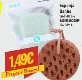 Belita Esponja promoção