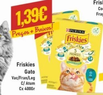 Belita Ração para gatos friskies promoção