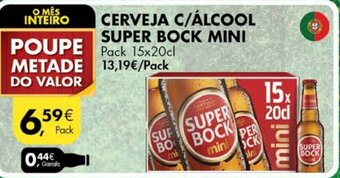 Cerveja C/ Álcool Super Bock Mini Pack 15x20cl