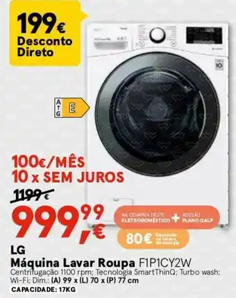 Worten LG Máquina Lavar Poupa promoção