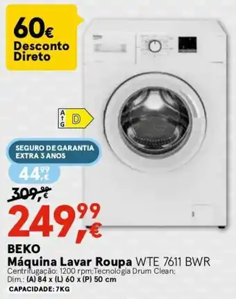 Beko Máquina Lavar Poupa