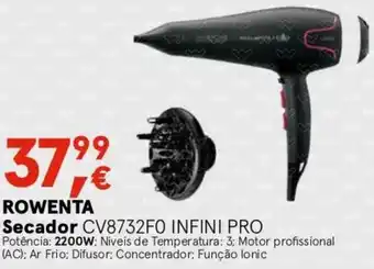 Worten Rowenta Secador Infini Pro promoção