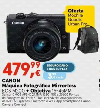 Worten Canon Máquina Fotográfica Mirrorless promoção