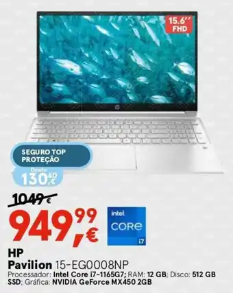 Worten HP Pavilion 15-EG0008NP promoção