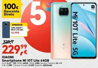 Worten Xiaomi Smartphone Mi 10T Lite 64GB promoção