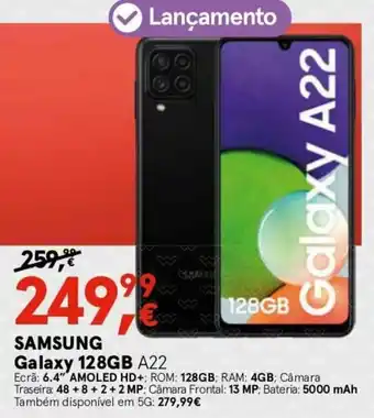 Samsung Galaxy 128GB A22