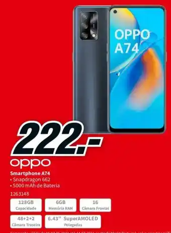 MediaMarkt Oppo Smartphone A74 promoção