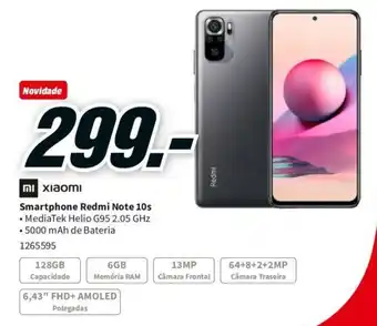 MediaMarkt Xiaomi Smartphone Redmi Note 10s promoção