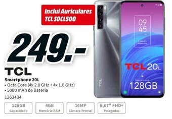 MediaMarkt TCL Smartphone 20L promoção